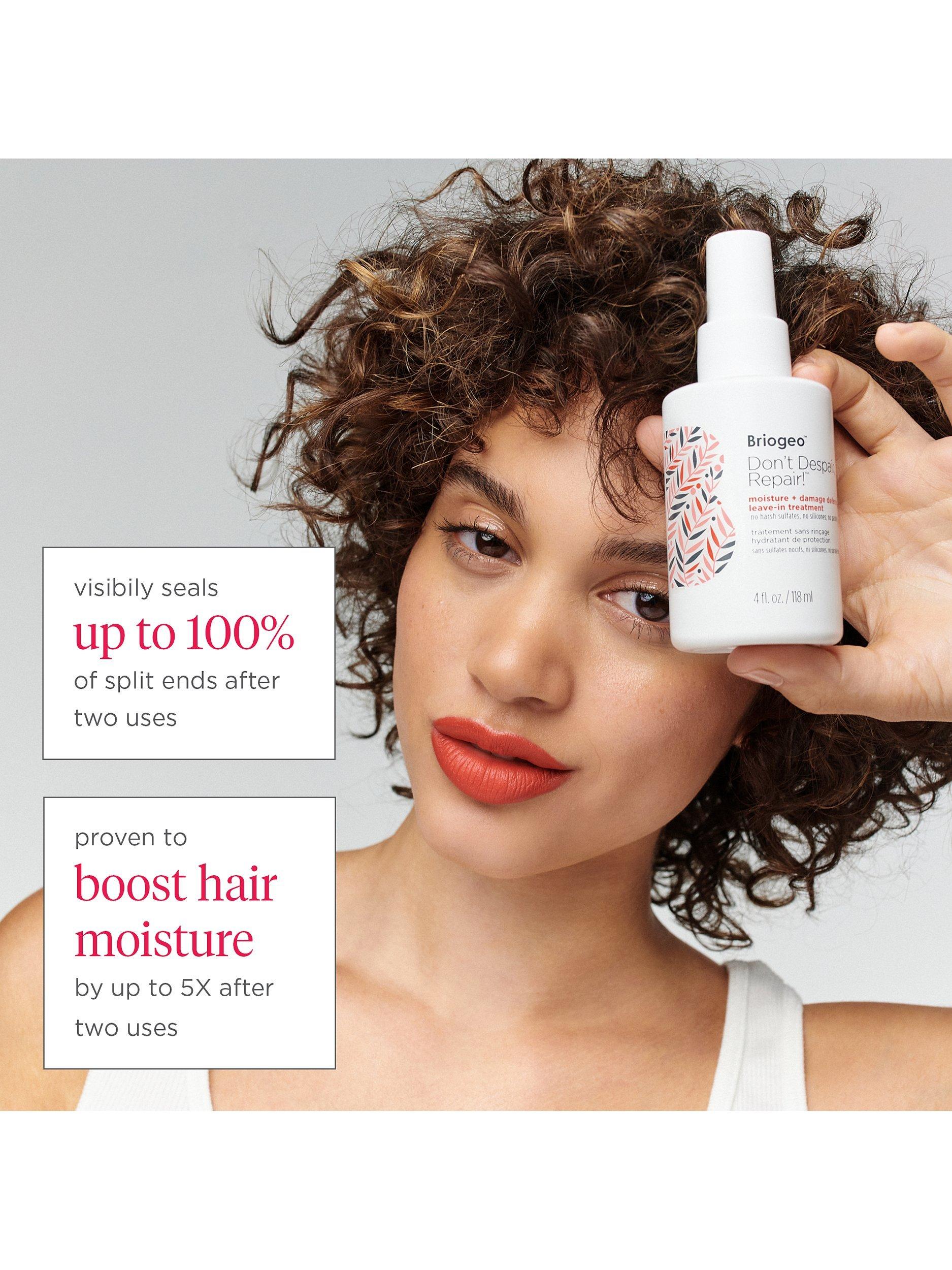 Product image 4 of 10, which shows Briogeo Don't Despair, Repair!™ Argan Oil + Ceramides Moisture + Damage Defense Leave-In Treatment, 118ml