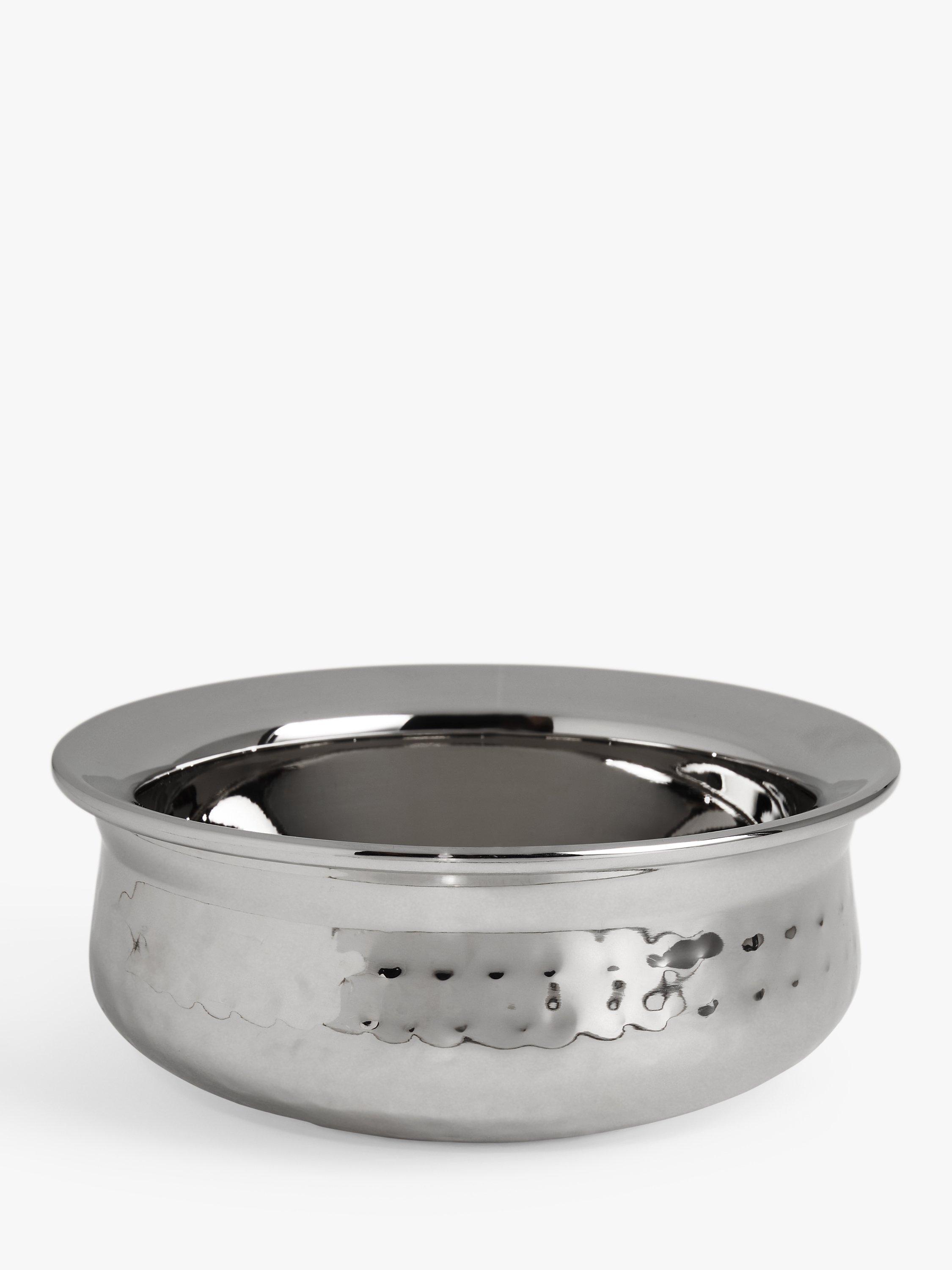 John Lewis Double Wall Hammered Stainless Steel Bowl