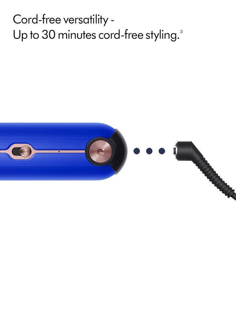 Product image 5 of 10, which shows Dyson Corrale Hair Straightener with Complimentary Gift Case, Blue Blush