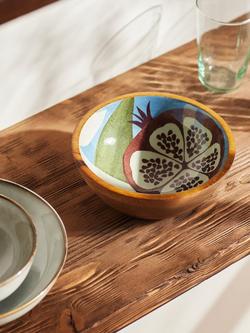 John Lewis Lisbon Tableware, Natural/Blue