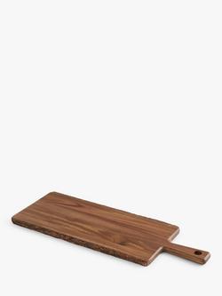 John Lewis Bark Edge Serving Board, FSC-Certified (Acacia Wood), Natural - view 2, Natural Natural
