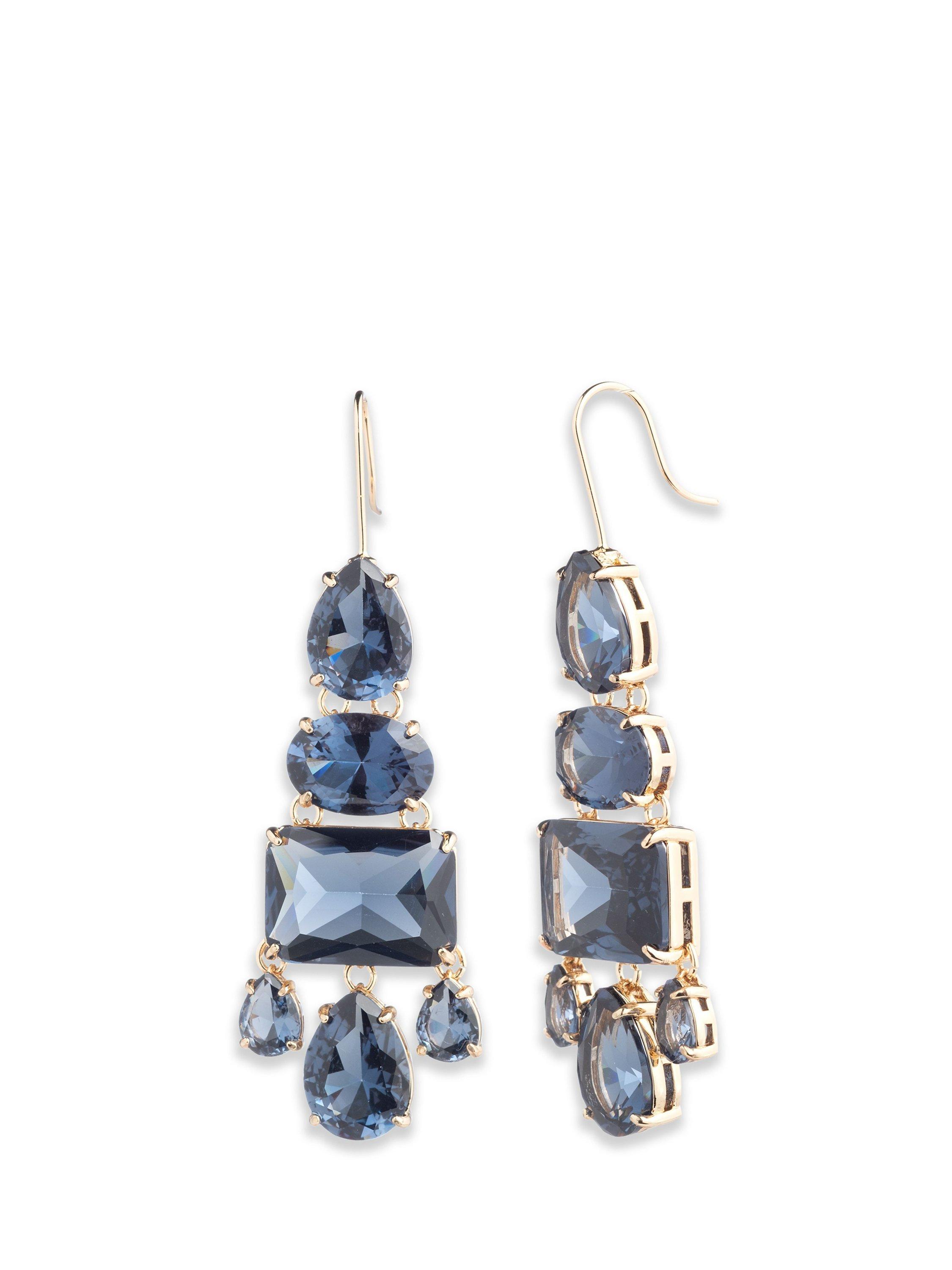 Lauren Ralph Lauren Resin Stone Chandelier Earrings, Gold/Montana