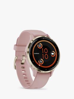 Garmin Venu 3S, GPS, Smartwatch, 41mm, Dust Rose/Soft Gold