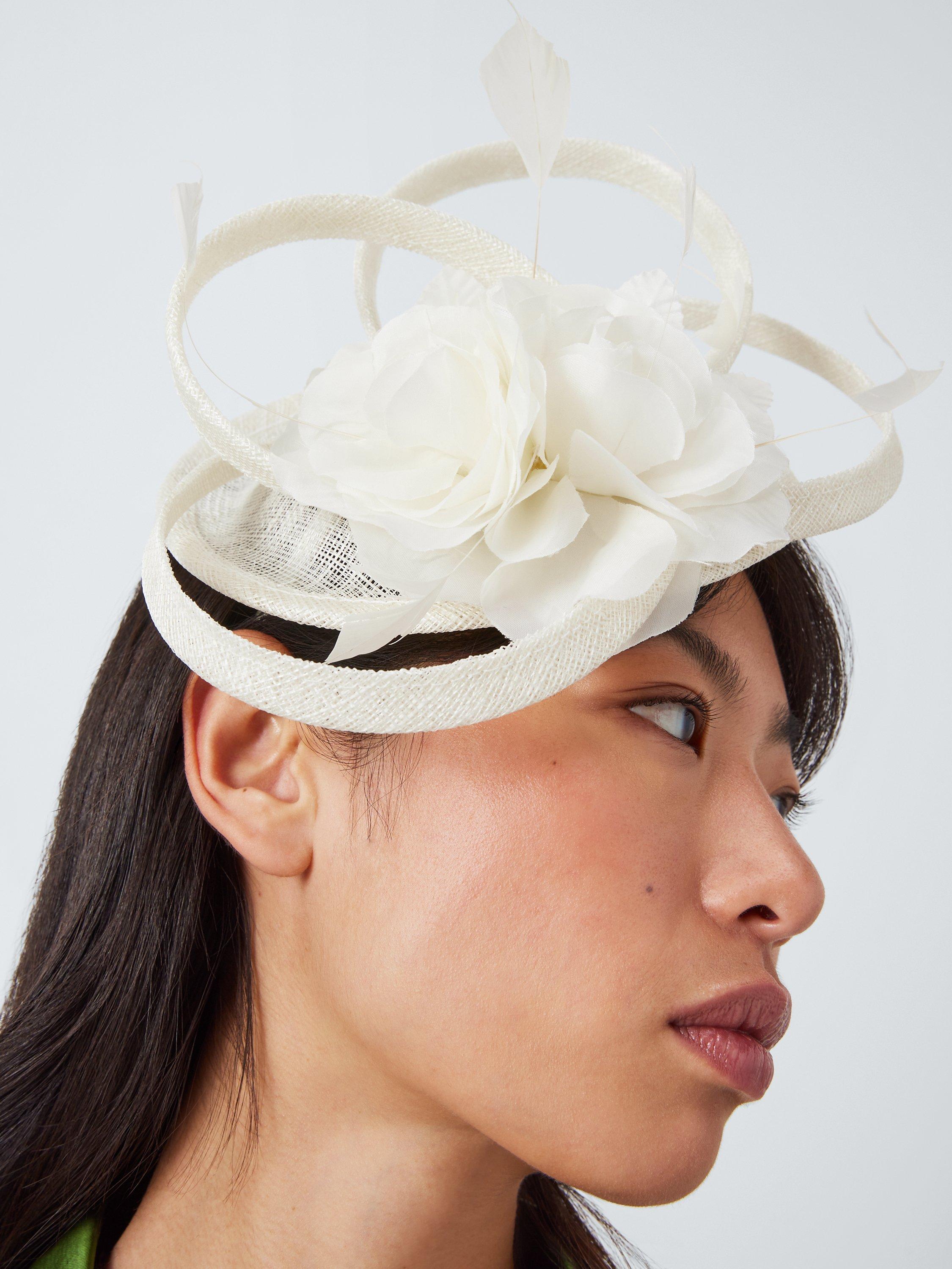 John Lewis Nancy Loop Fascinator, Ivory