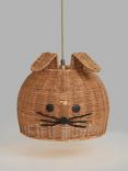 John Lewis Bunny Rattan Ceiling Shade