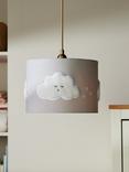 John Lewis Kids' Sleep Tight Embroidered Cloud Ceiling and Lampshade, Dia. 25cm