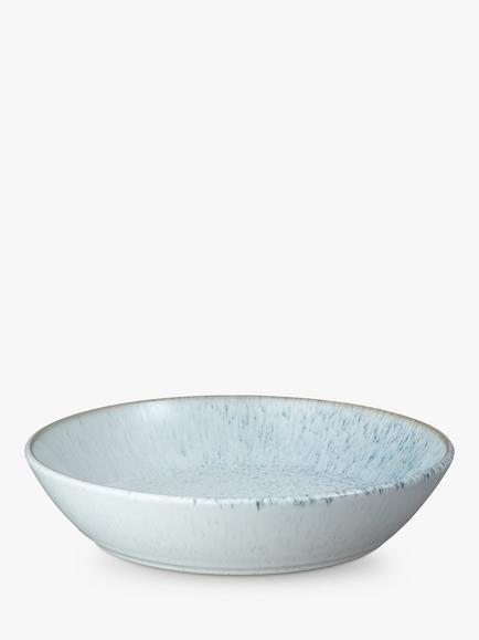 Denby Kiln Blue Stoneware Pasta Bowls, Set of 4, 22cm, Blue - view 2, Blue