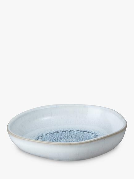 Denby Kiln Blue Stoneware Dish, 13cm, Blue, Blue