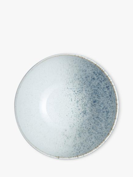 Denby Kiln Blue Stoneware Ramen Bowl, 17.5cm, Blue - view 2, Blue