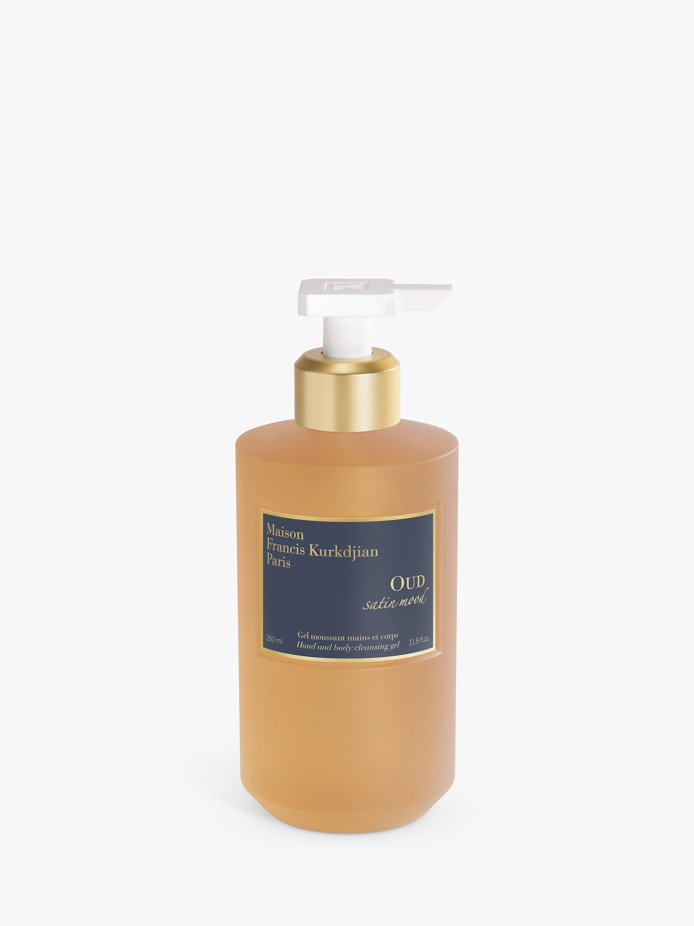 Product image 1 of 2, which shows Maison Francis Kurkdjian Oud Satin Mood Hand And Body Cleansing Gel, 350ml