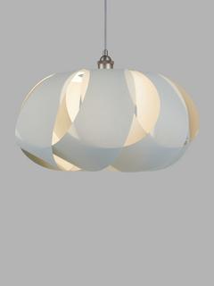 John Lewis Suspension Elle Pendant Ceiling Light, Green