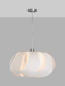 John Lewis Suspension Elle Pendant Ceiling Light, Off White