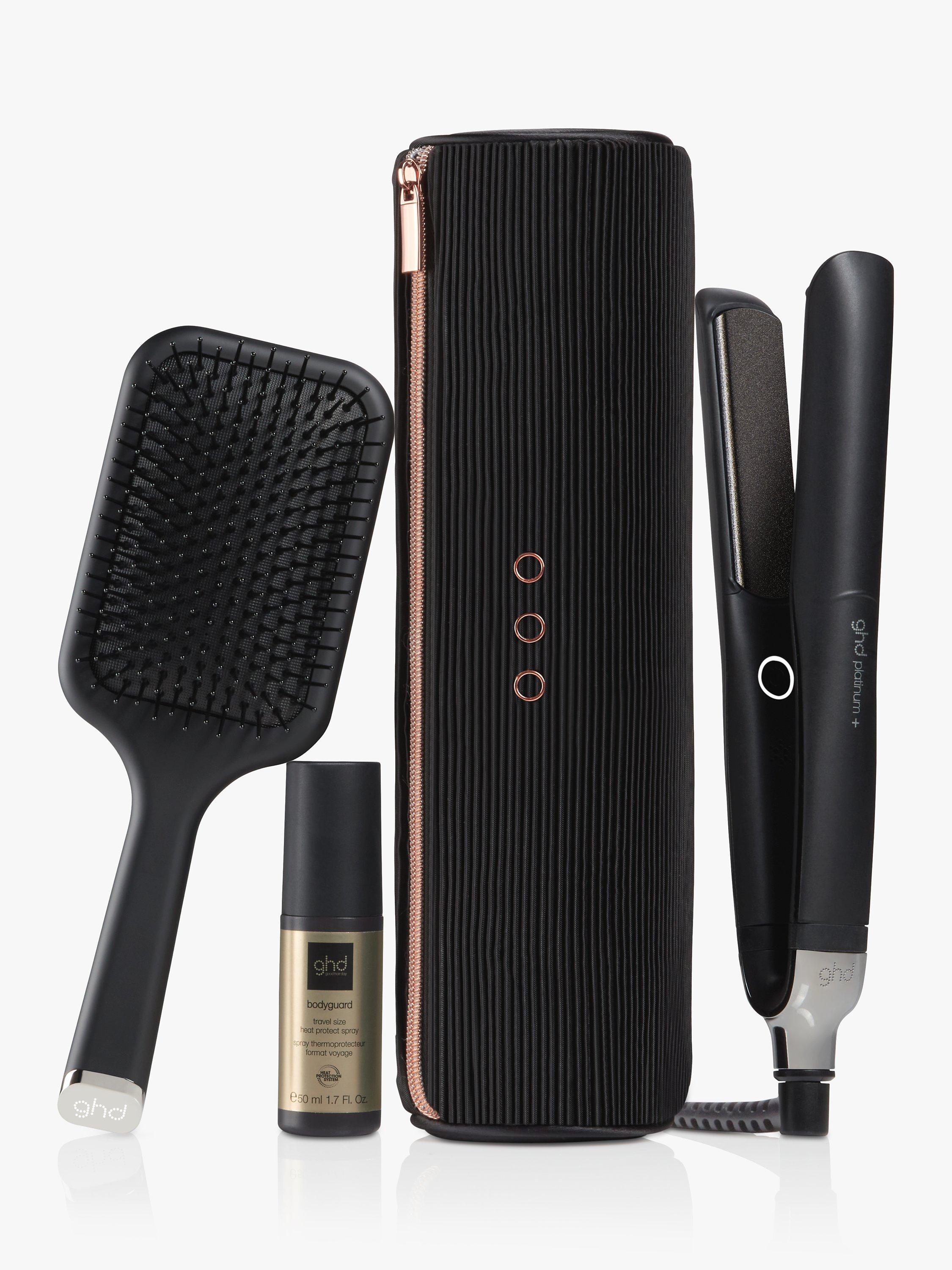 ghd Platinum+ Hair Straightener Gift Set, Black