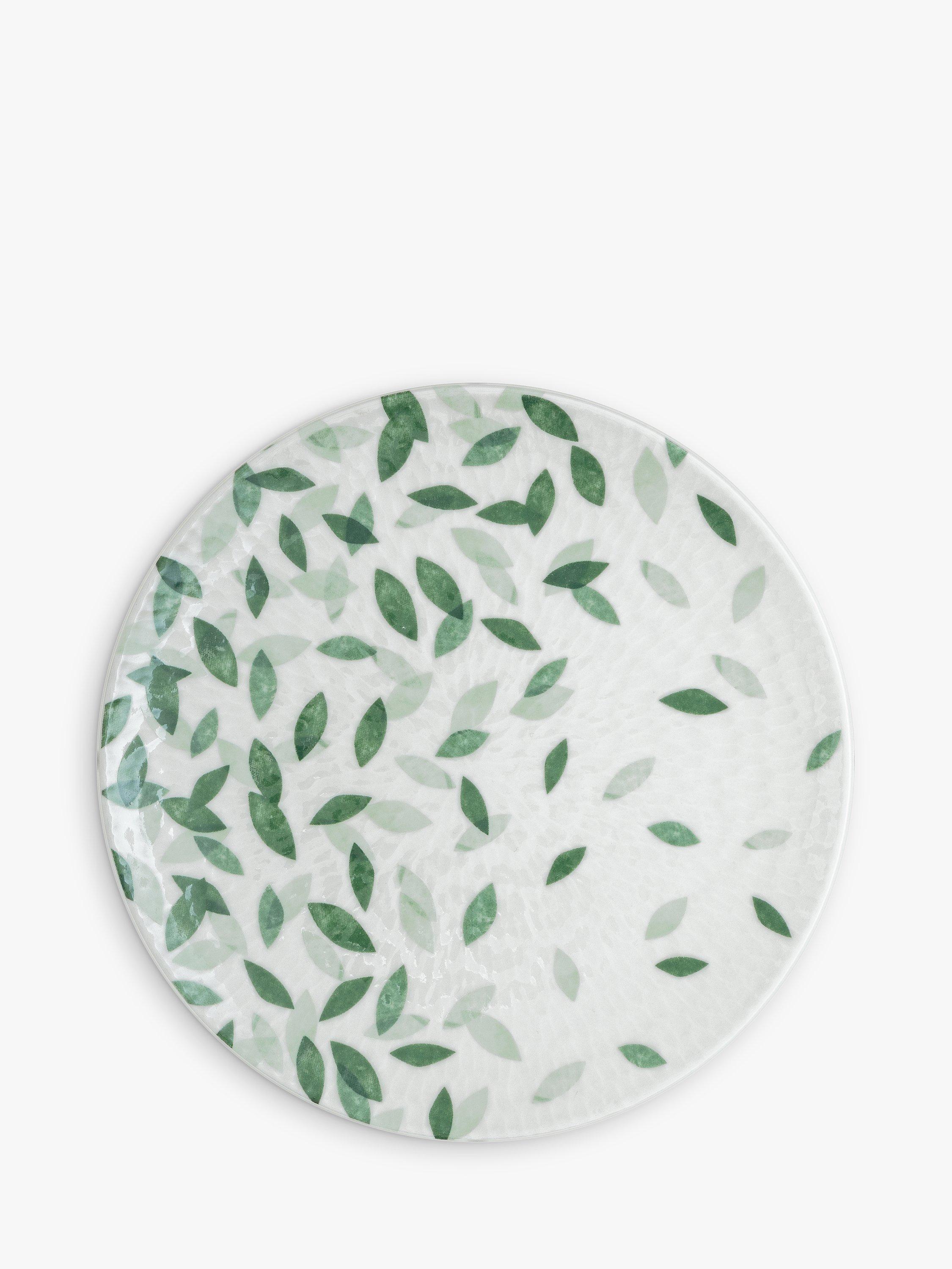 Denby Greenhouse Porcelain Small Plate, 17.5cm, Green