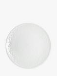 Denby Carve White Collection Medium Plate, 23cm, White