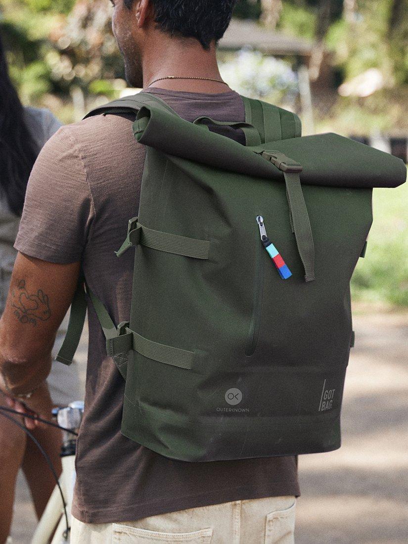 Outerknown & GOT BAG Ocean Impact Plastic Backpack, Algae