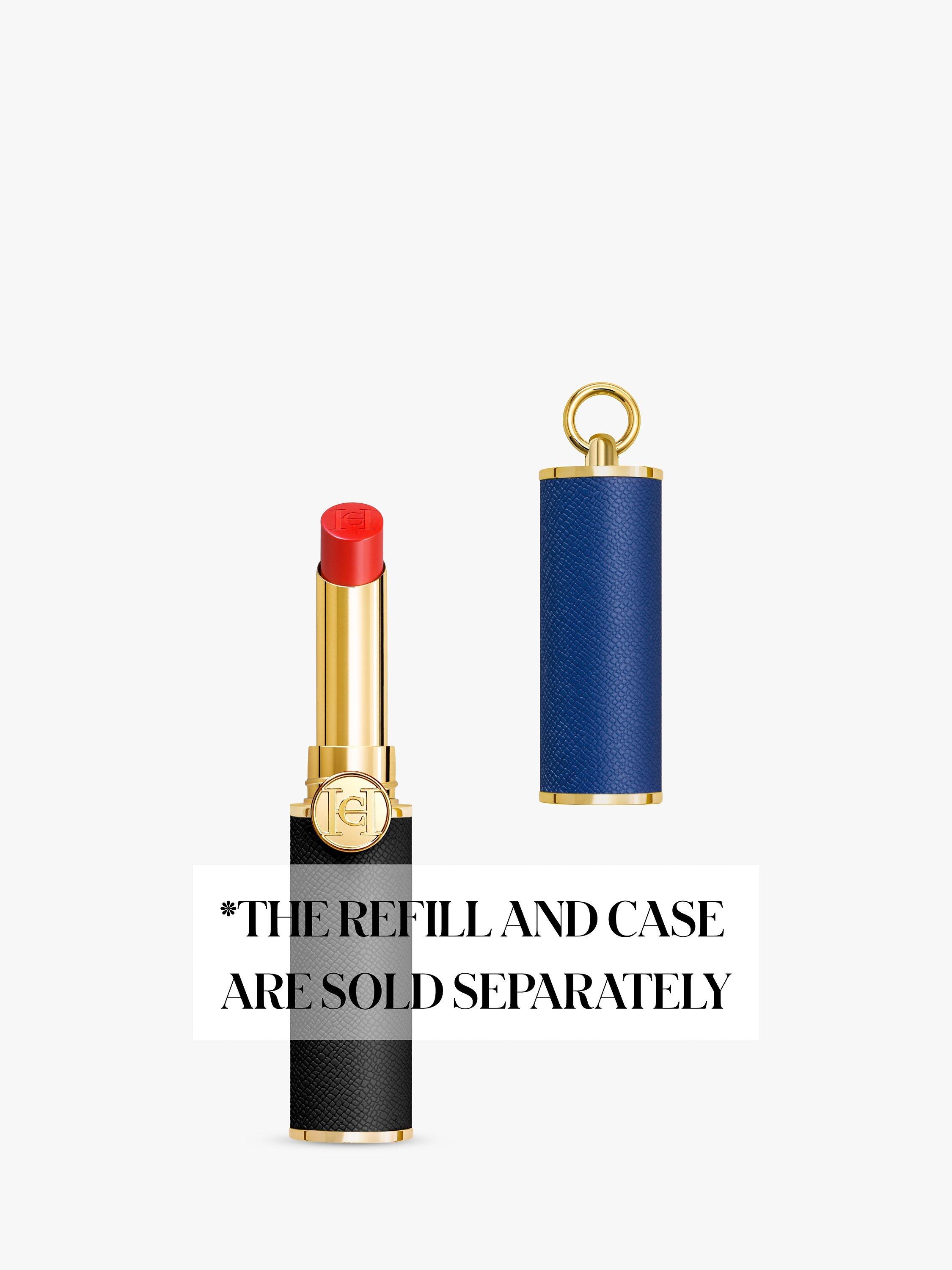 Product image 2 of 7, which shows Carolina Herrera Good Girl Maxi Glaze Lipstick Case, Blue/Black