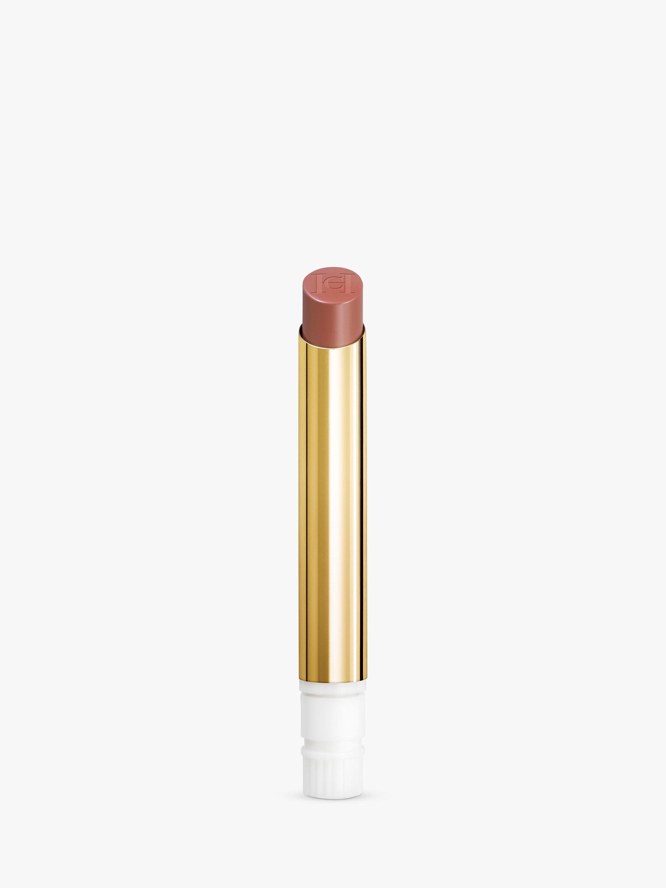 Product image 1 of 7, which shows Carolina Herrera Good Girl Maxi Glaze Lipstick, Striking Nude 842