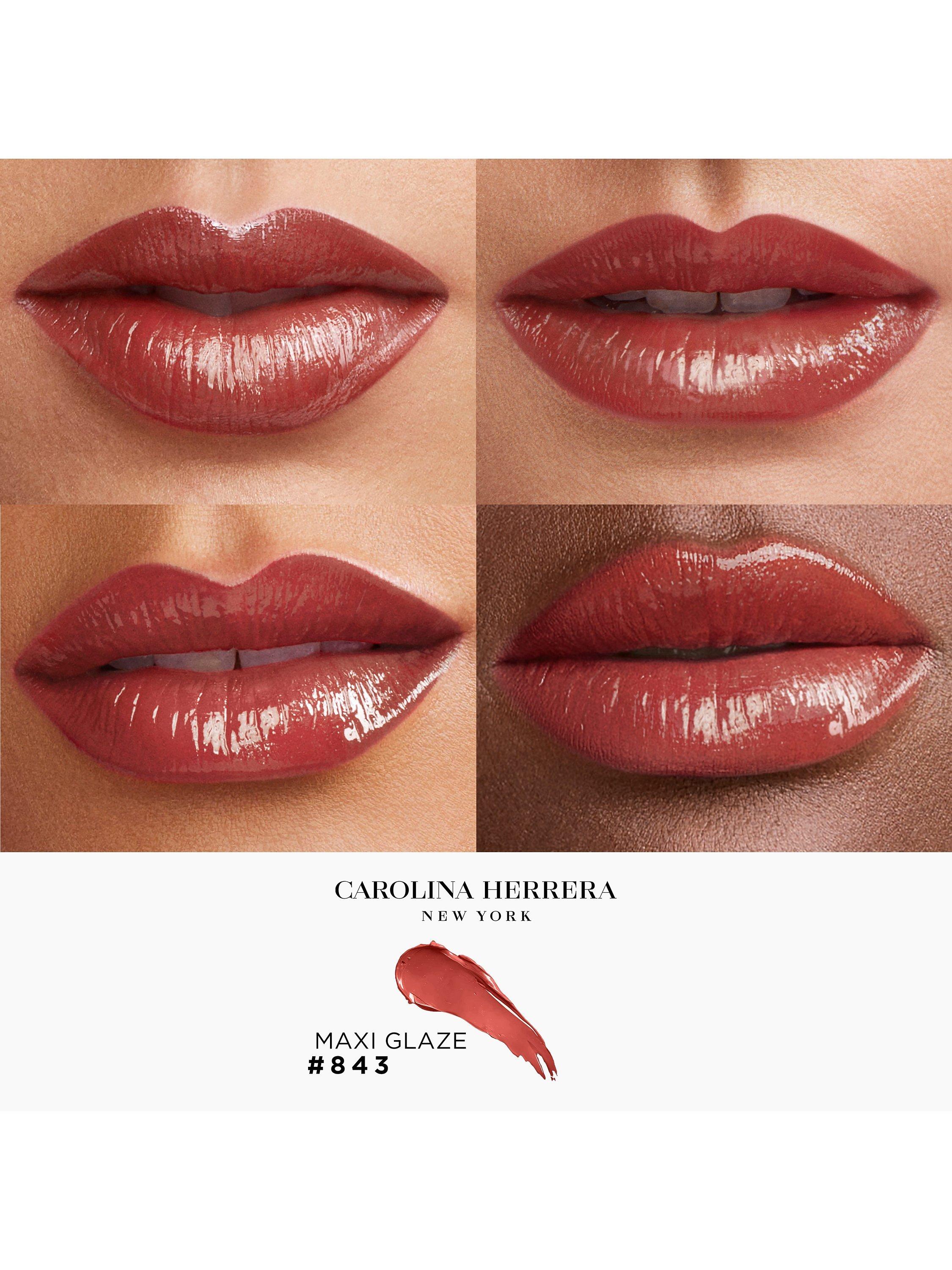 Product image 3 of 7, which shows Carolina Herrera Good Girl Maxi Glaze Lipstick, Stormy Pink 843