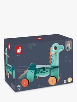 Janod Wooden Ride-on Portosaurus, Multi