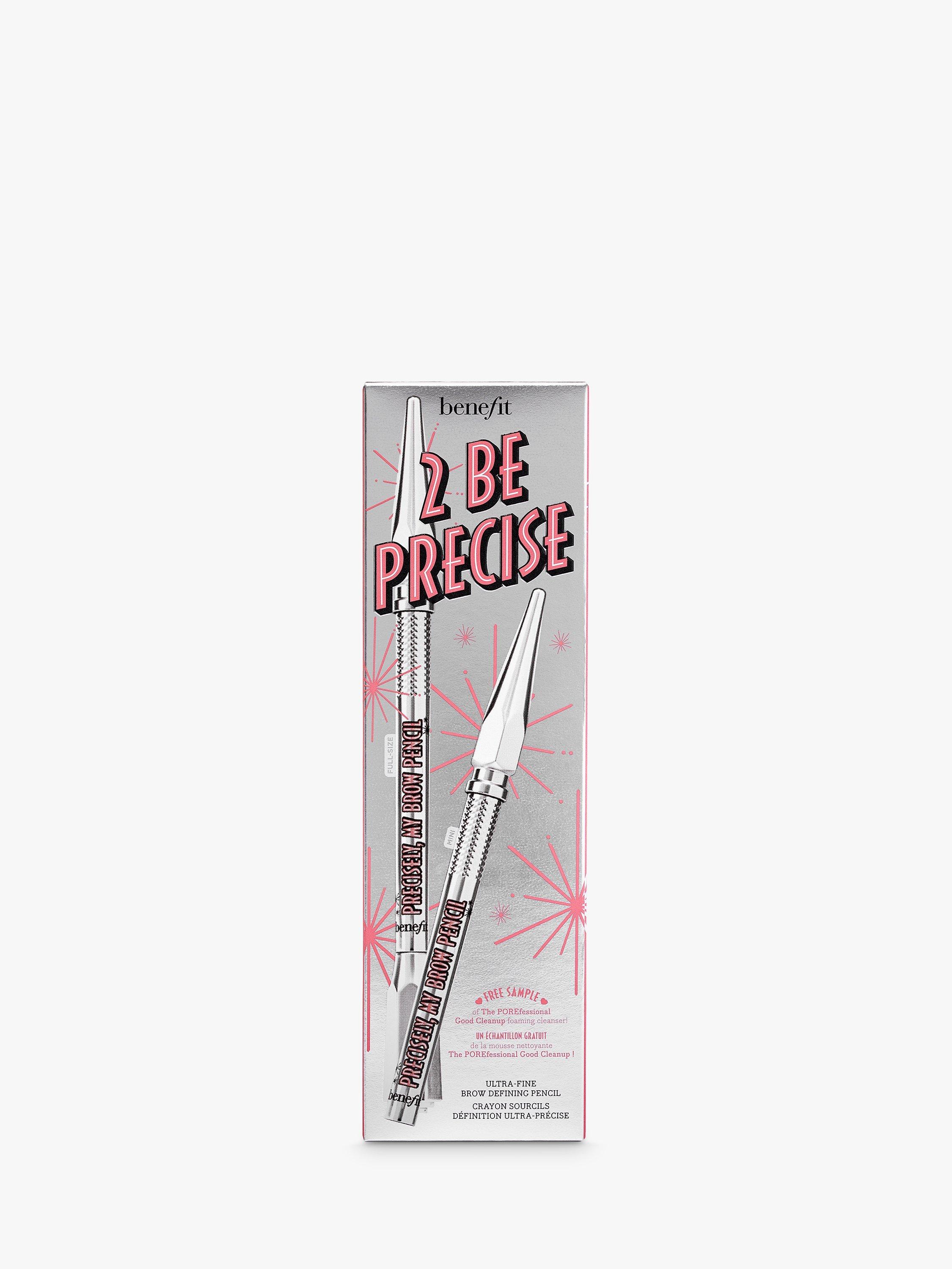Product image 1 of 4, which shows Benefit 2 Be Precise Precisely My Brow Booster Set, 5 Warm Black Brown