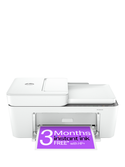 HP Deskjet Plus 4220e All-In-One Wireless Printer, HP+ Enabled & HP Instant Ink Compatible, Cement, Cement