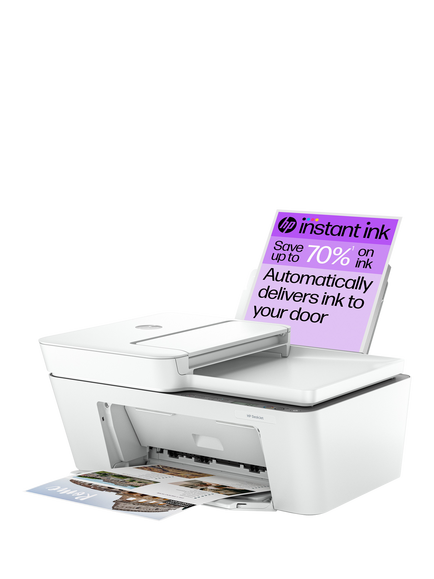 HP Deskjet Plus 4220e All-In-One Wireless Printer, HP+ Enabled & HP Instant Ink Compatible, Cement - view 2, Cement