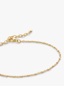 Monica Vinader Gold Station Chain Bracelet - view 2, Gold