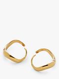 Monica Vinader Swirl Small Hoop Earrings