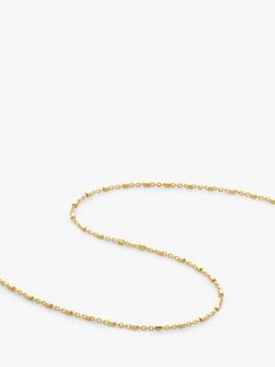 Monica Vinader 18" Station Chain Necklace - view 2, Gold
