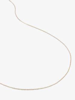 Monica Vinader Super Fine Chain Necklace, Gold, Gold