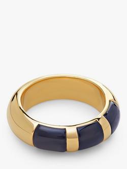 Monica Vinader x Kate Young Black Onyx Ring, Gold, Gold