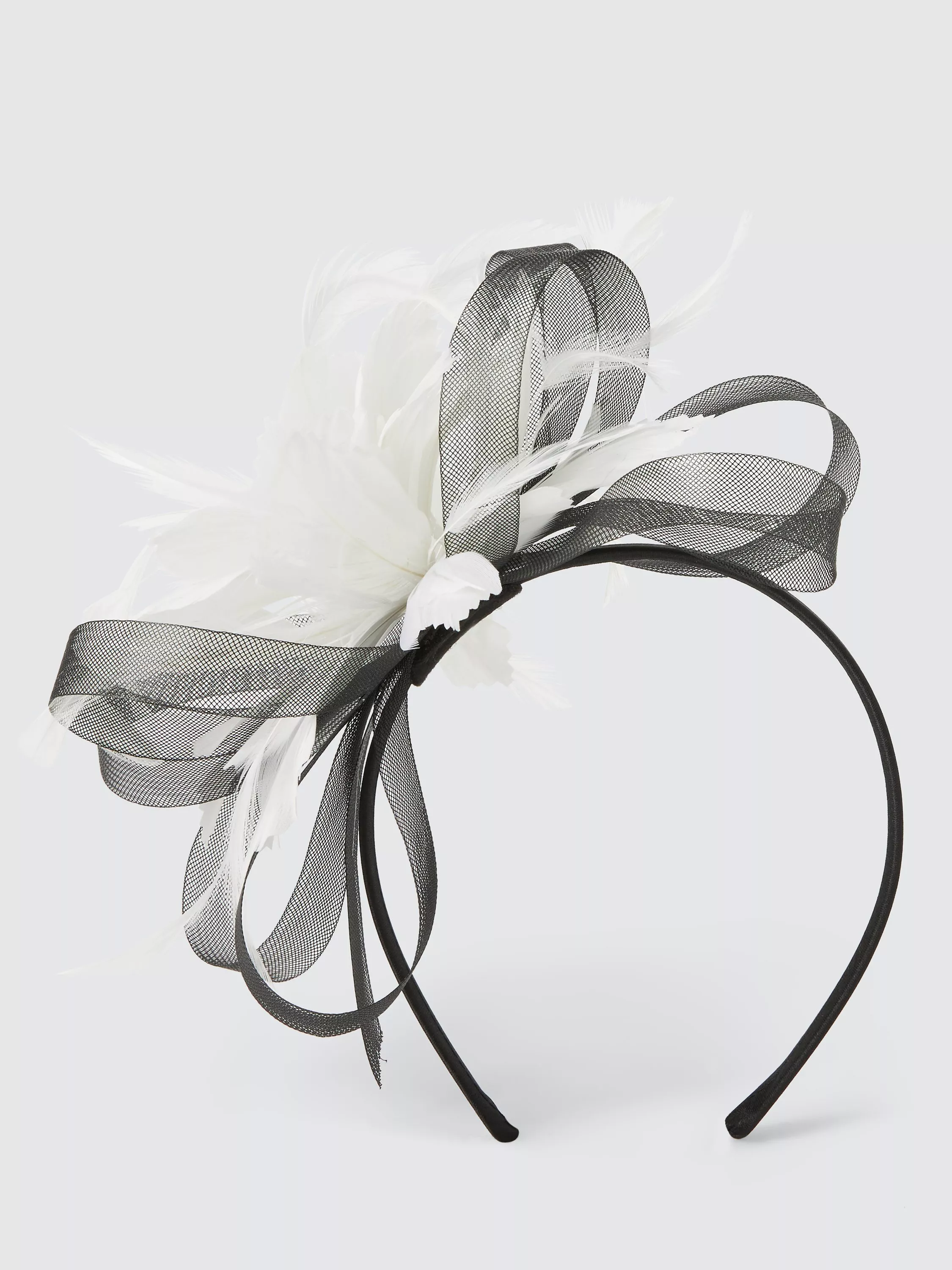 thumbnail image 2 of Heather Ribbon Flower Fascinator - Allure Online Shop 2 of 13
