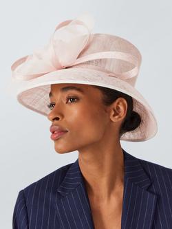John Lewis Margot Down Brim Occasion Hat, Sorbet