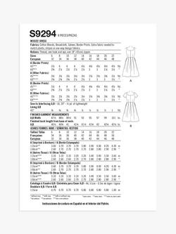 Simplicity Misses' Flared Vintage Dress Sewing Pattern, S9294 - view 2, A5