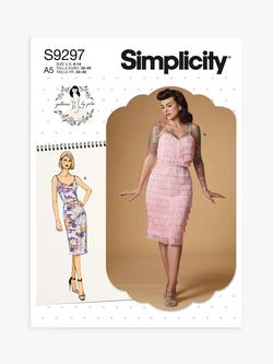 Simplicity Misses' Straight Dress Sewing Pattern, S9297A5, Multi