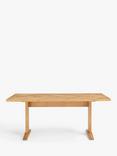 John Lewis Estate 6 Seater Fixed Dining Table, Natural