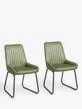 John Lewis Brooks II Side Dining Chairs, Set of 2, Green