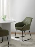 John Lewis Brooks II Dining Armchairs, Set of 2, Green