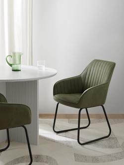 John Lewis Brooks II Dining Armchairs, Set of 2 - view 2, Green