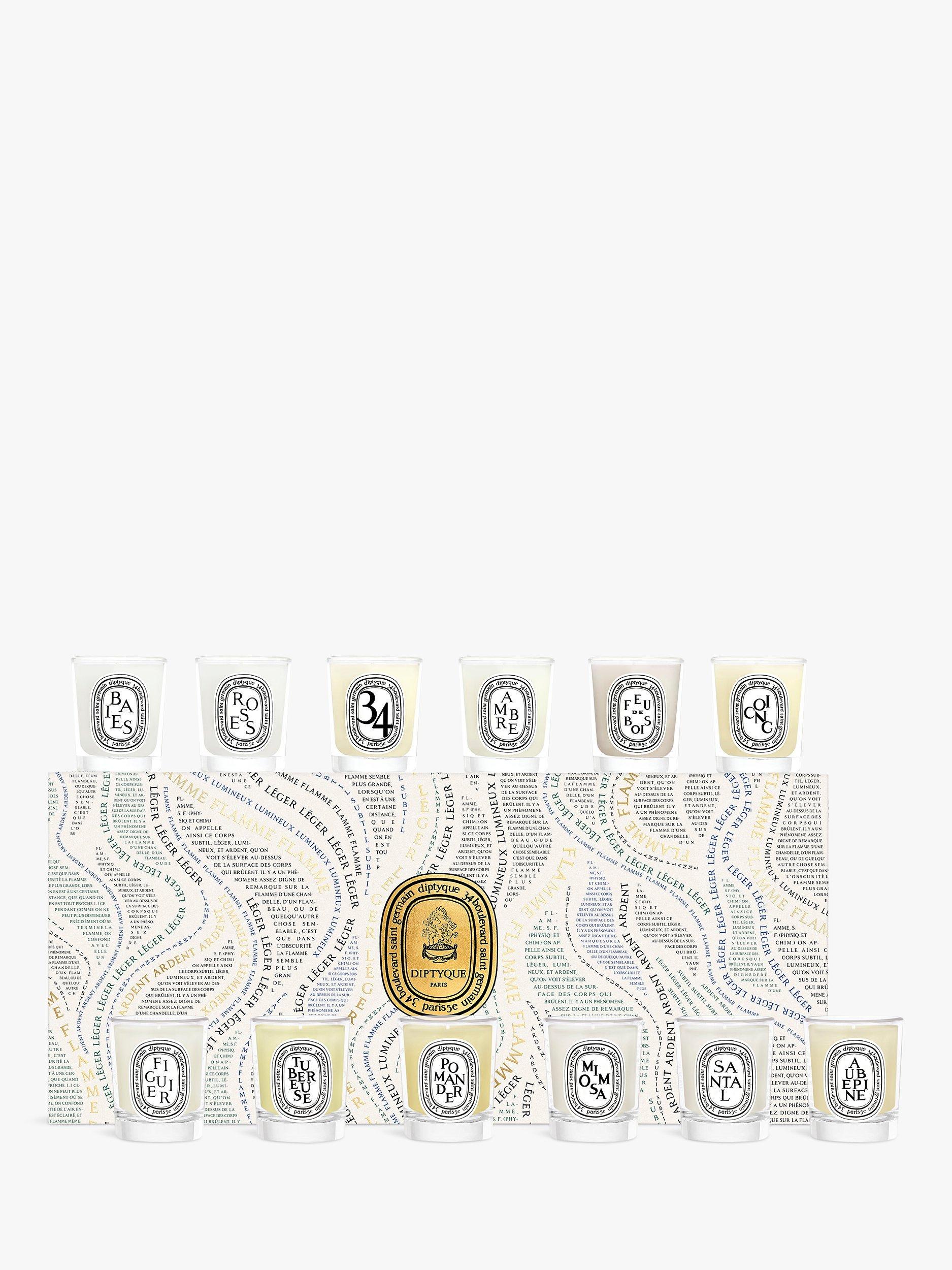 Diptyque Mini Signature Scented Candles Gift Set, 12 x 35g