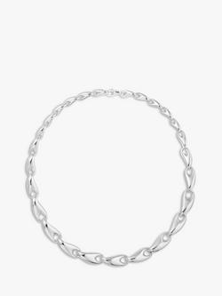 Georg Jensen Rabun Link Chain Necklace, Silver, Silver