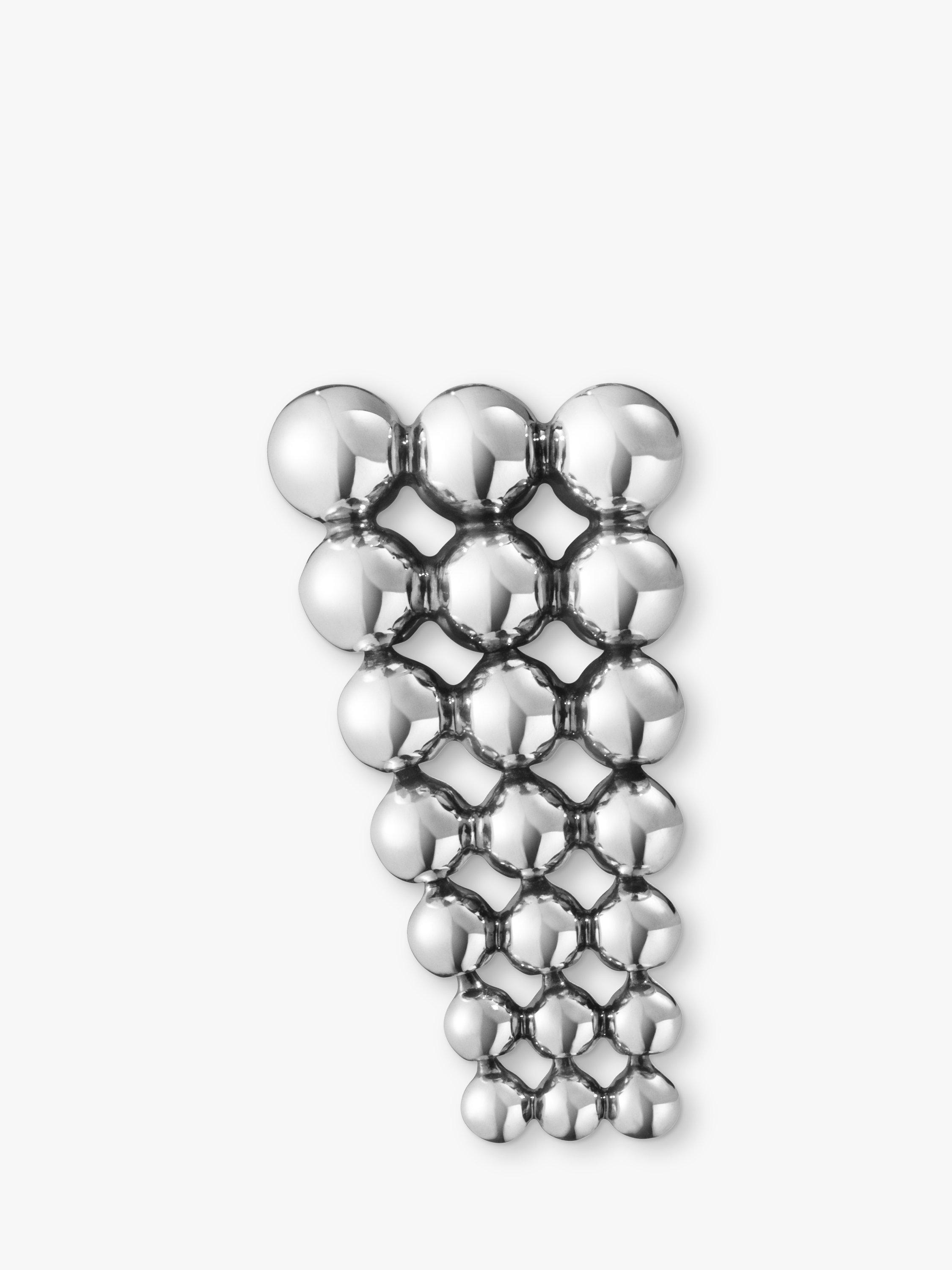Product image 1 of 1, which shows Georg Jensen Moonlight Grapes Single Stud Earring, Silver