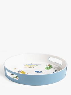 John Lewis Wildlife Round Melamine Tray, Multi, Multi