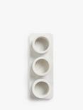 John Lewis Marble Dip Dishes, Set of 3, White