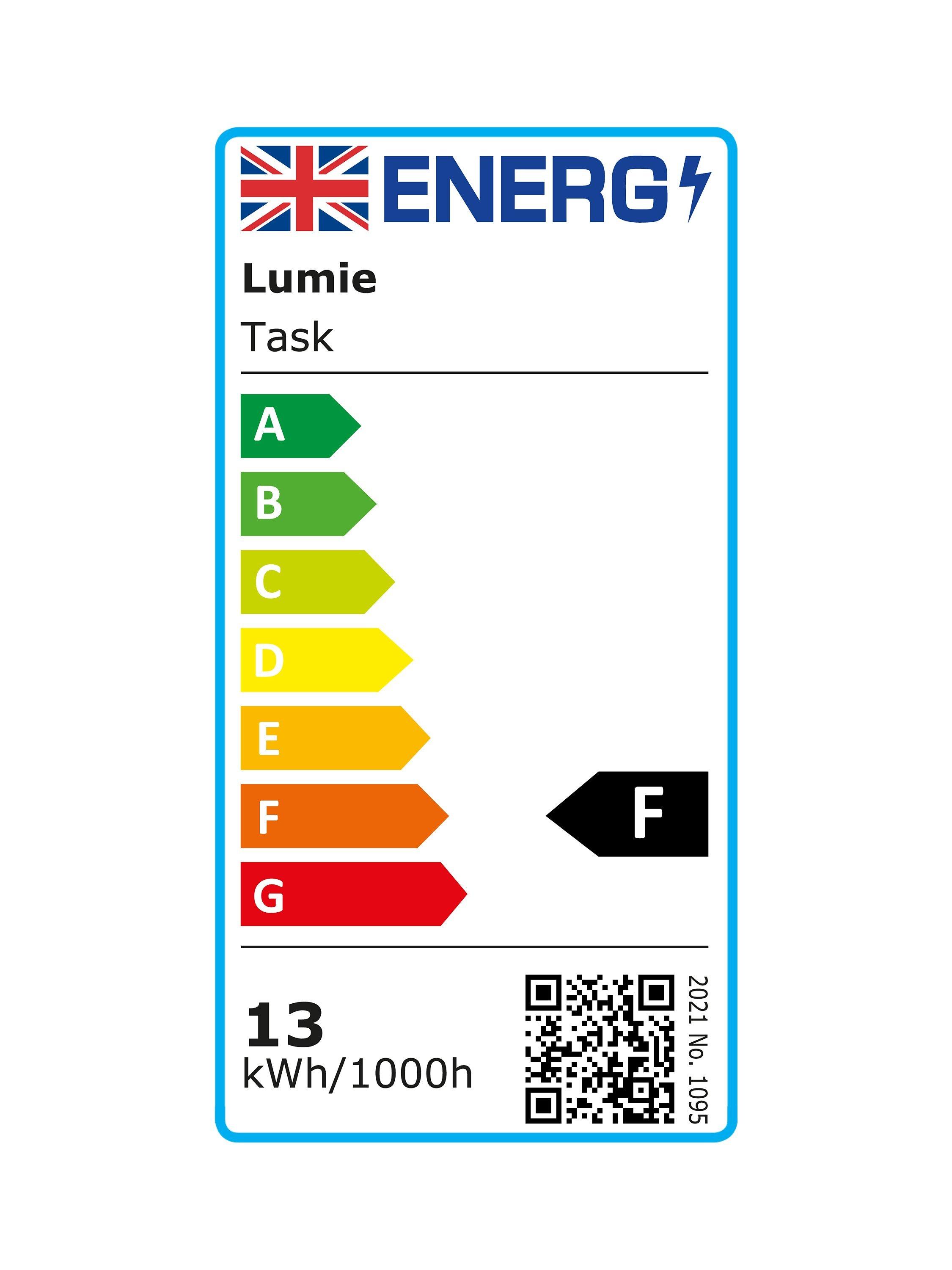 This item is rated F for energy efficiency on a scale from A (most efficient) to G (least efficient).