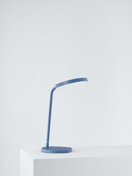 Lumie Task Bright Light Therapy Desk Lamp - view 2, Steel Blue