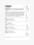 Simplicity Bags Sewing Pattern, S9803