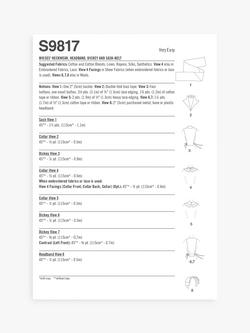 Simplicity Misses' 50s Vintage Neckwear, Headband Dickey and Sash Belt Sewing Pattern, S9817 - view 2, Multi