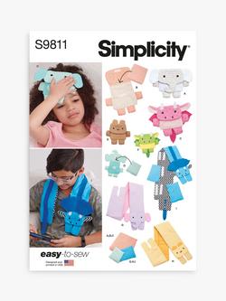 Simplicity Children's Warm or Cool Packs and Covers Sewing Pattern, S9811, Multi